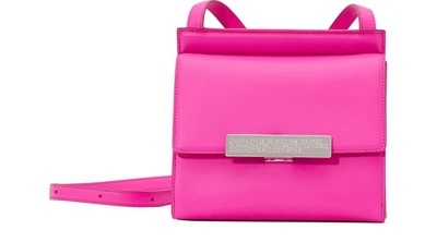 Calvin Klein 205w39nyc Leather Shoulder Bag In Pink