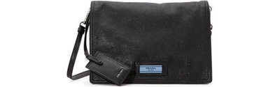Prada Etiquette Shoulder Bag In Nero/astrale