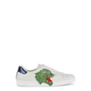 Gucci New Ace Tiger-print Leather Trainers In White