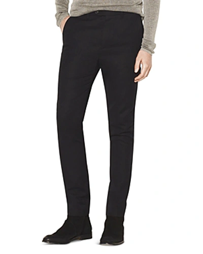 John Varvatos Men's Regular-fit Tapered Trousers In Black