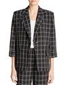 FAME AND PARTNERS FAME AND PARTNERS THE HAZEL PLAID BLAZER - 100% EXCLUSIVE,FPW3311-142