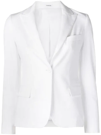 P.a.r.o.s.h Cyber Cotton Blazer In Ivory