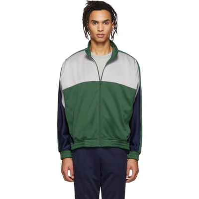 Nike Green & Grey Martine Rose Edition Nrg Track Jacket In Multicoloured
