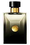 Versace Men's Pour Homme Oud Noir Eau De Parfum Spray, 3.4 Oz. In Black