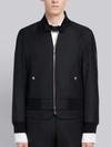 THOM BROWNE THOM BROWNE 4-BAR SATEEN STRIPE BLOUSON JACKET,MJO030A0434713009210