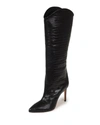 SCHUTZ MARYANA SNAKE-PRINT LEATHER KNEE BOOTS,PROD218790071