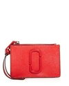 MARC JACOBS TOP ZIP LEATHER MULTI CARD CASE,M0014531