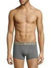 VERSACE STRETCH COTTON LOW-RISE TRUNKS