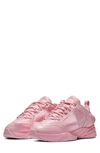 Nike Pink X Martine Rose Air Monarch Iv Sneakers In Soft Pink/ Black