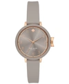 KATE SPADE WOMEN'S PARK ROW GRAY SILICONE STRAP WATCH 34MM