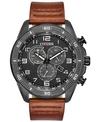 Citizen Eco-drive Brycen Weekender Chronograph, 45mm In Brown