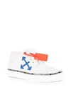 OFF-WHITE Skate Low-Top Suede Sneakers