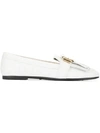 TOD'S FRINGED TRIM LOAFERS