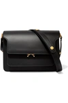 MARNI TRUNK MEDIUM LEATHER SHOULDER BAG