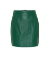 ALEXA CHUNG Leather miniskirt,P00349792