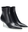 GIANVITO ROSSI LEVY 55 LEATHER ANKLE BOOTS,P00365429