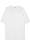 BALENCIAGA Oversized embroidered cotton-jersey T-shirt