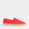 KENZO KENZO | Tiger Head Espadrilles in Red Cotton