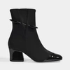 DORATEYMUR DORATEYMUR | Knitted Boots in Black Patent Leather