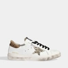 GOLDEN GOOSE GOLDEN GOOSE DELUXE BRAND | May Animal Print Sneakers in White Leather
