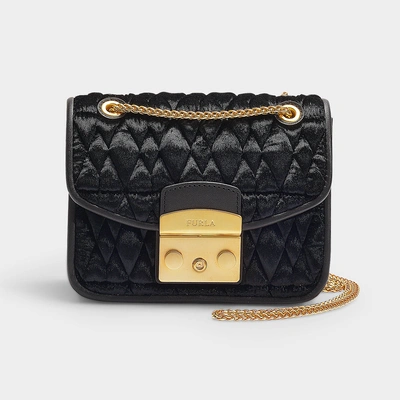 Furla cometa discount mini crossbody onyx