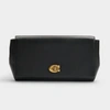 COACH COACH | Smooth Leather Evening Clutch in Black Calfskin