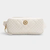 VERSACE VERSACE | Medusa Belt Bag In Off White Quilted Lamb Leather
