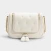 ANYA HINDMARCH ANYA HINDMARCH | Vere Small Soft Satchel Chubby in Chalk Soft Nappa Leather