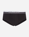 DOLCE & GABBANA BRANDO BRIEFS IN STRETCH COTTON