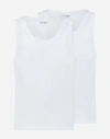 DOLCE & GABBANA BI-PACK TANK TOP IN STRETCH COTTON