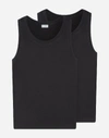 Dolce & Gabbana Day-by-day Pack Of Two Cotton-blend Vests