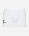 DOLCE & GABBANA BOXERS IN STRETCH COTTON PIMA WITH CROWN PRINT