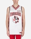 DOLCE & GABBANA TANK TOP WITH PATCH