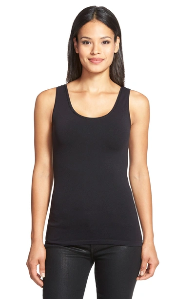 Elie Tahari 'neely' Seamless Jersey Tank In Black