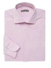 CORNELIANI Cotton & Linen Dress Shirt