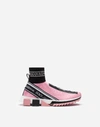 DOLCE & GABBANA HIGH-TOP SORRENTO SNEAKERS WITH LOGO