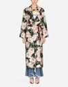 DOLCE & GABBANA PRINTED SILK ROBE