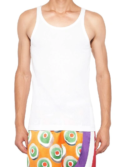 Dolce & Gabbana Tank Tops In White