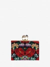 ALEXANDER MCQUEEN SMALL JEWELED DOUBLE-RING CLUTCH