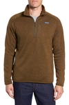 PATAGONIA 'Better Sweater' Quarter Zip Pullover
