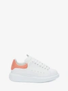 Alexander Mcqueen Oversized Sole Sneakers In White/peach