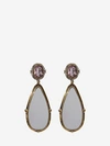 ALEXANDER MCQUEEN FRAME EARRINGS