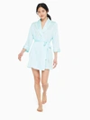 Kate Spade Bridal Happily Ever After Robe In Aqua