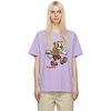 MARC JACOBS MARC JACOBS PURPLE REDUX GRUNGE R. CRUMB SQUIRRELY T-SHIRT