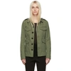 DSQUARED2 DSQUARED2 GREEN TWILL MILITARY JACKET
