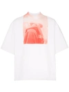 JIL SANDER GRAPHIC PRINT COTTON T