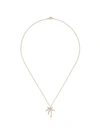 Yvonne Léon 18k Yellow Gold And Diamond Palm Tree Necklace In Metallic