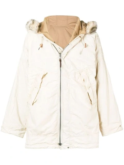 Visvim Glacier Point Parka In Neutrals