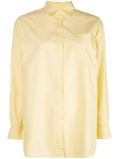 A Shirt Thing Chest Pocket Shirt In Yellow