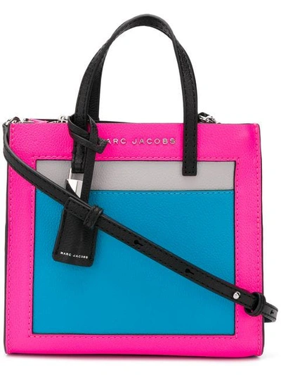 Marc Jacobs Grind Colour-block Tote - 粉色 In Pink